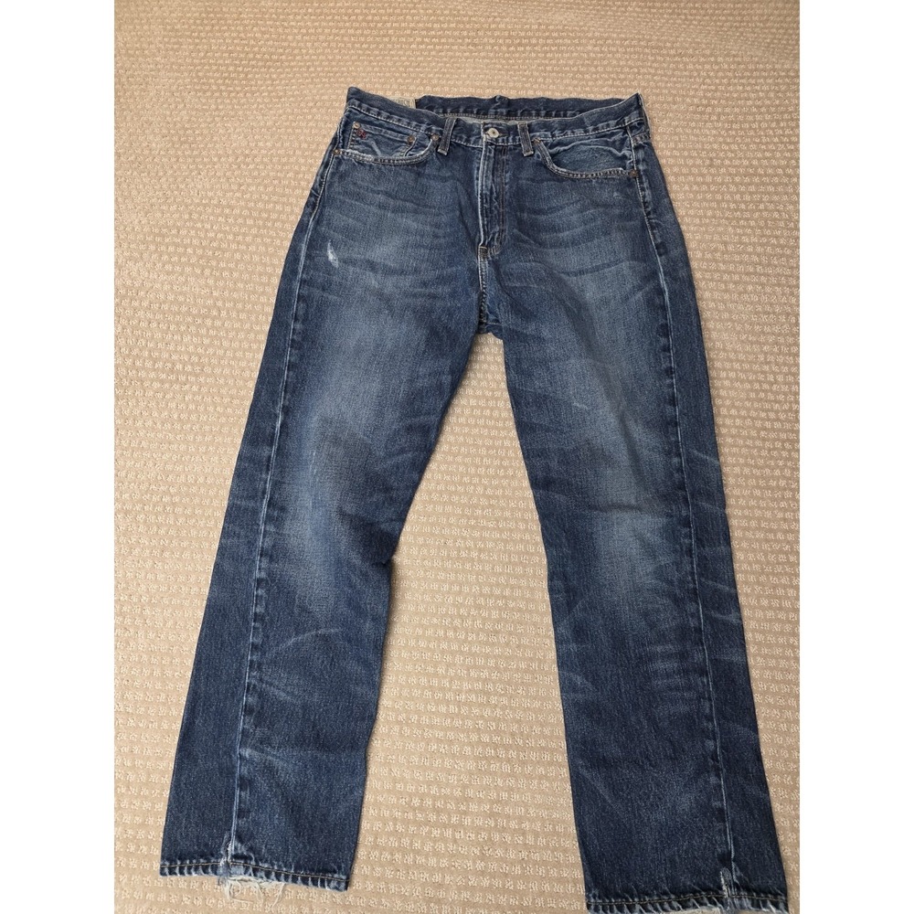 Y2K Polo Ralph Lauren Jeans Mens 33x30 Cortlandt 300 Dark Wash Straight‎